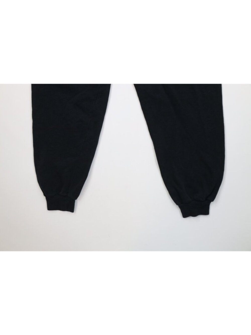 Vintage 90s Streetwear Womens Large Faded Blank Sweatpants Joggers Black USA - Picture 12 of 12